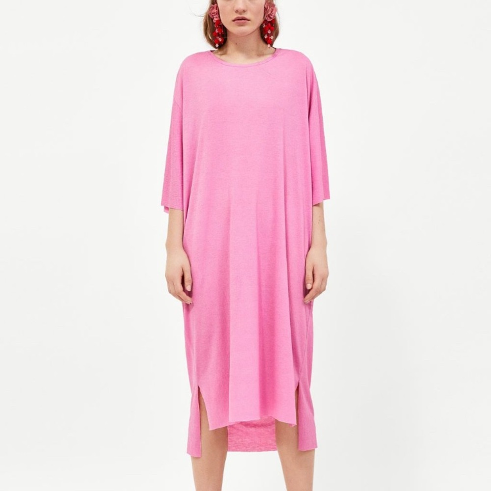 Oversized textured tunic